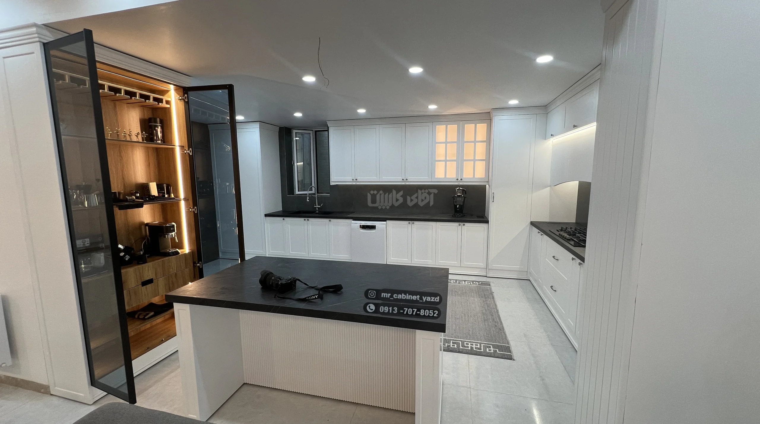 پروژه کابینت نئوکلاسیک آقای رضوی شهرستان بهاباد