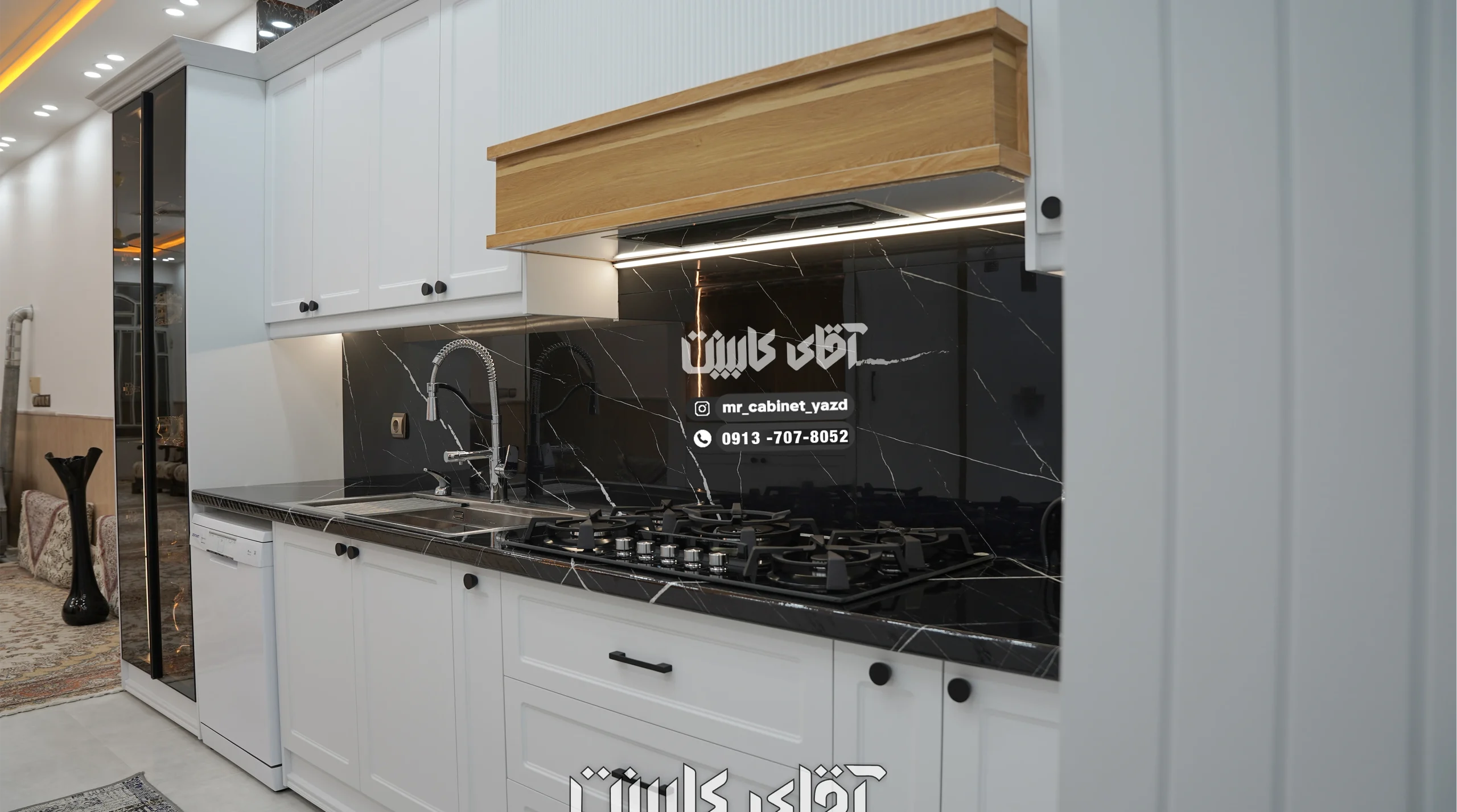 پروژه کابینت نئوکلاسیک آقای شاکر شهرستان اردکان