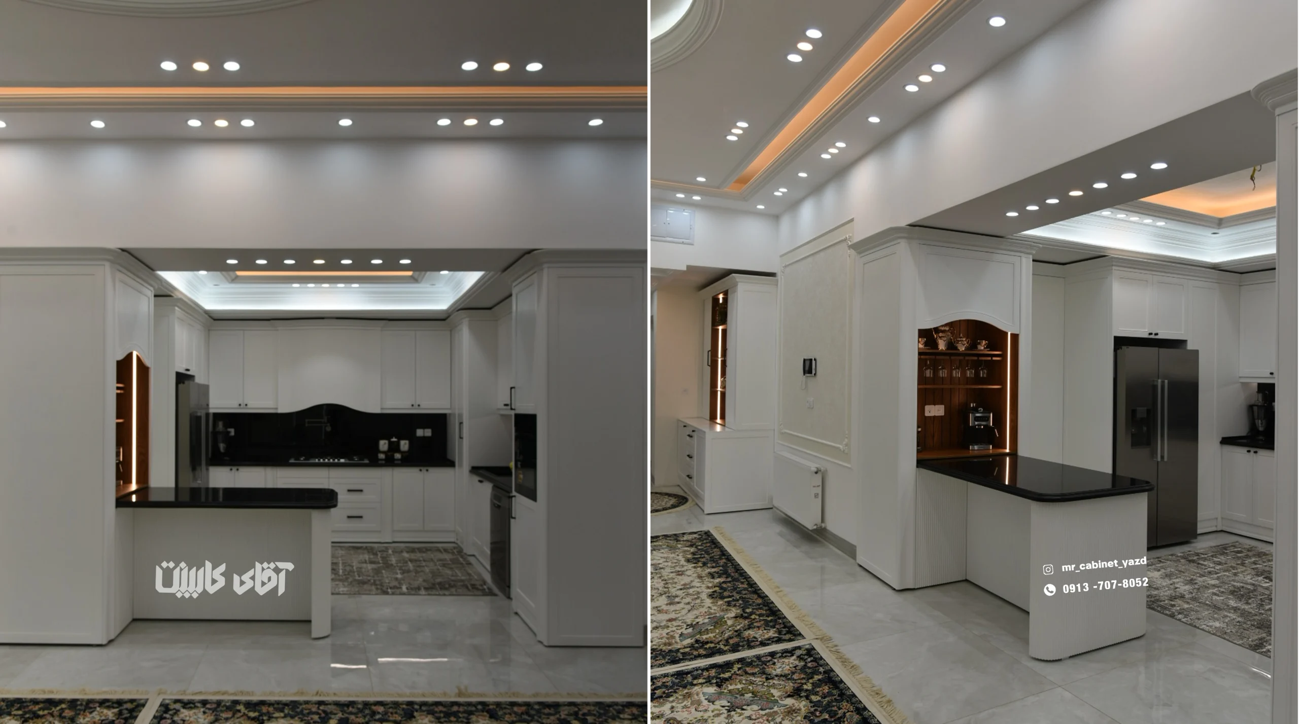 کابینت Curve Royal آقای میرجعفری شهرستان بافق