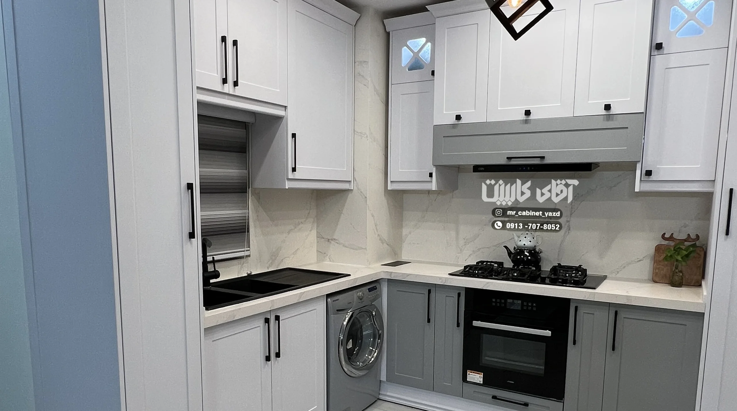 پروژه کابینت نئوکلاسیک آقای باغیانی میدان مدرسی یزد