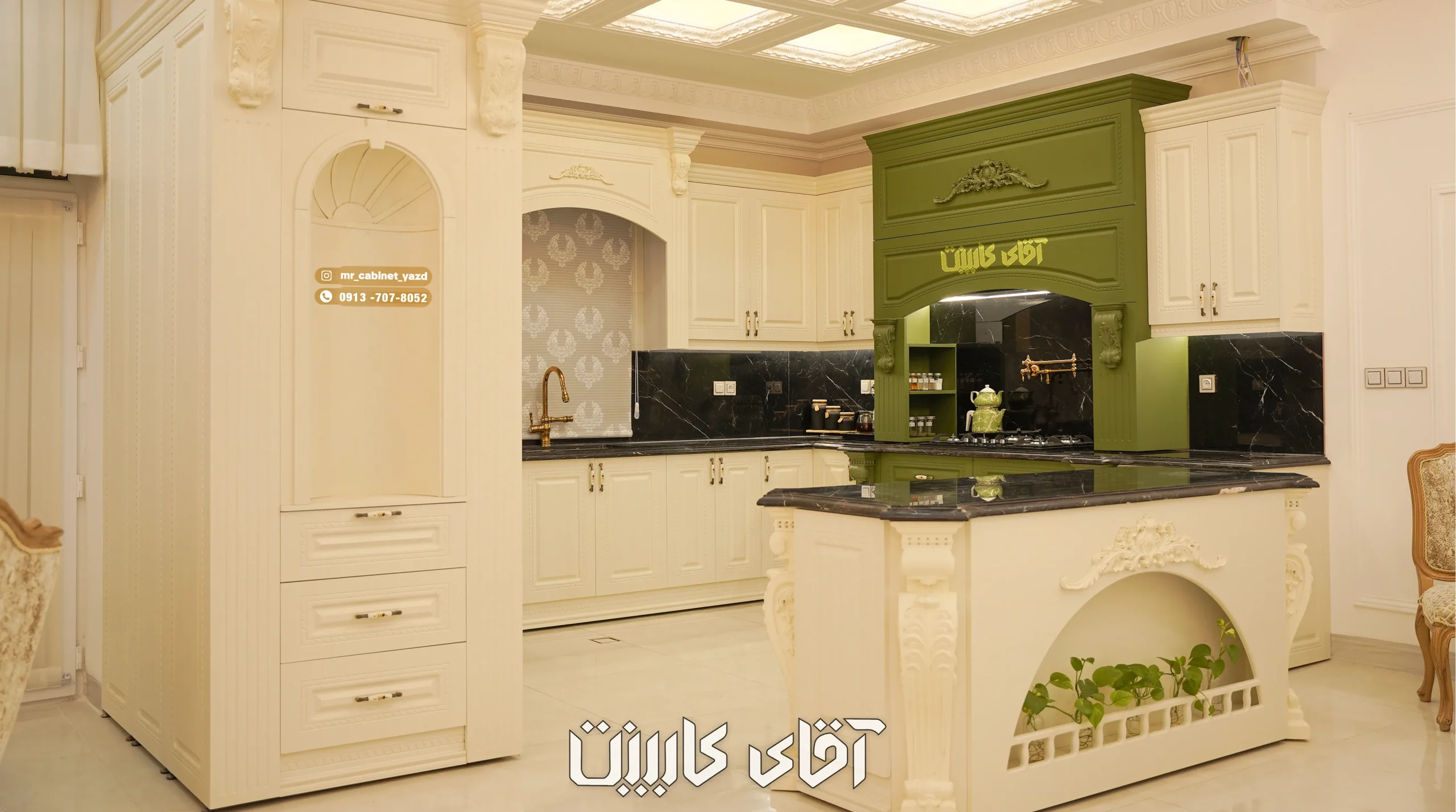 کابینت کلاسیک آقای محمدی شهرستان بافق