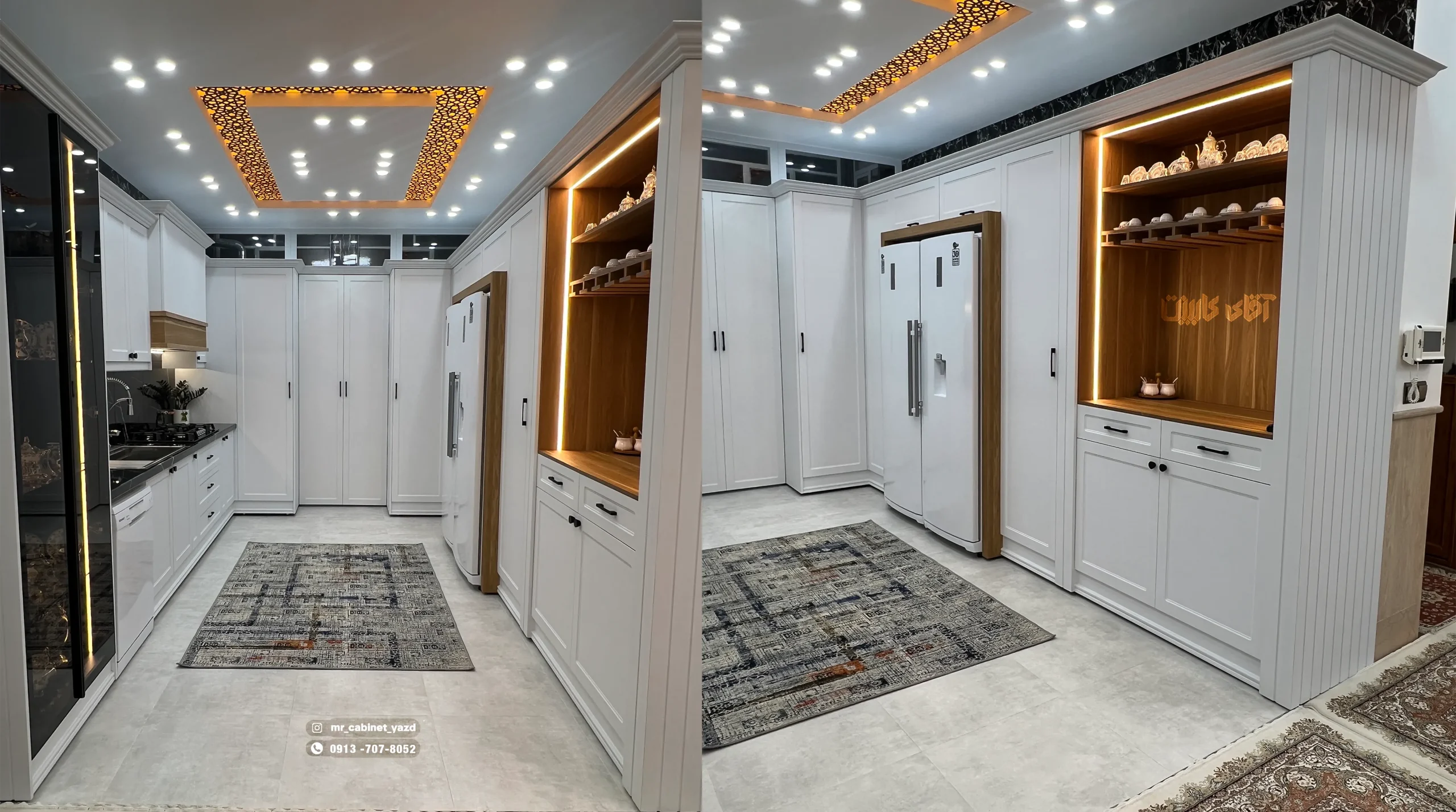 کابینت نئوکلاسیک خانم طالبی در شهرستان اردکان