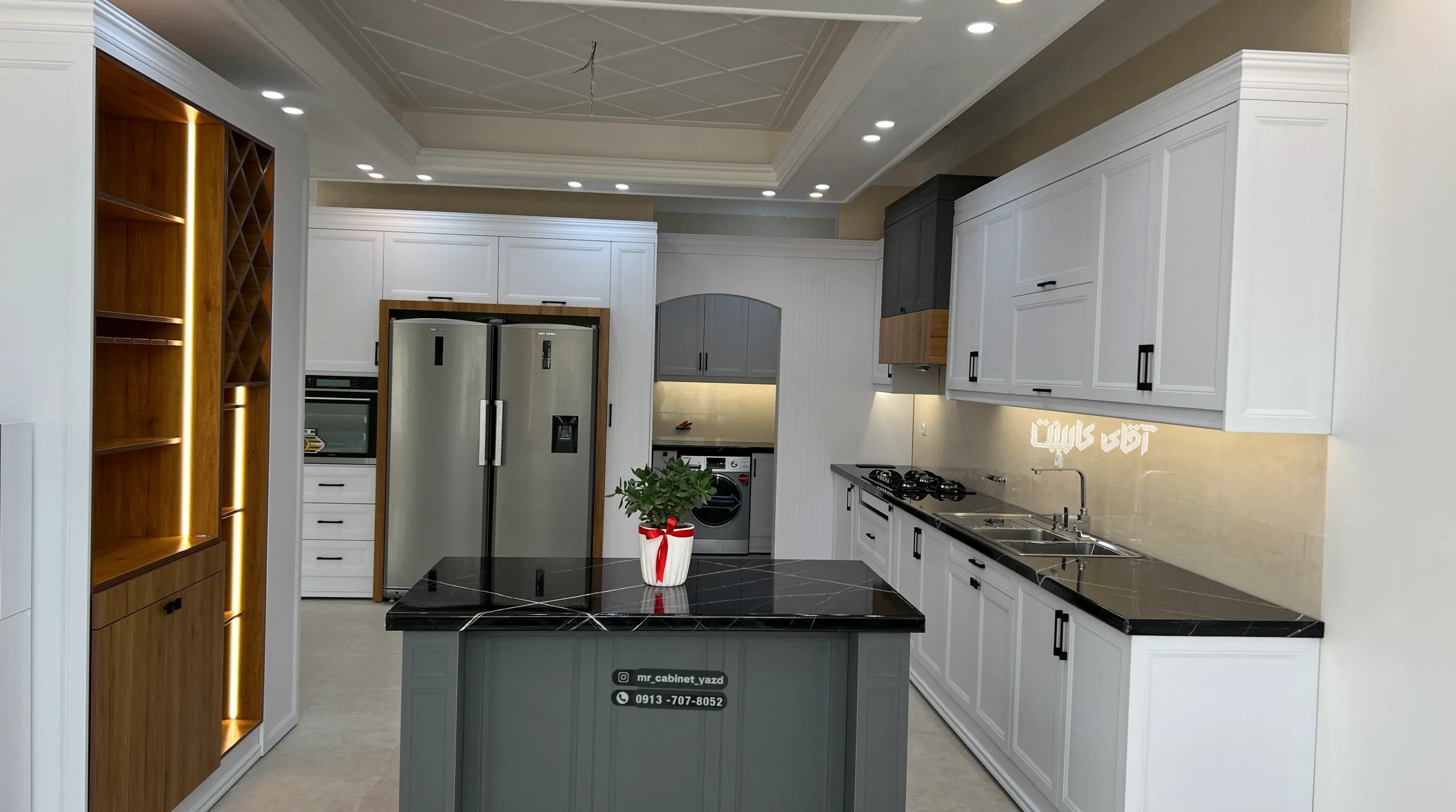 کابینت نئوکلاسیک آقای قاسمی شهرستان بهاباد