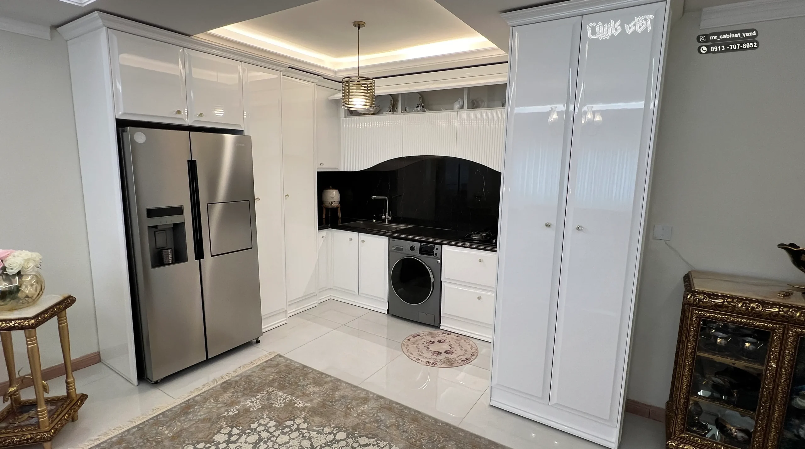 کابینت نئوکلاسیک آقای مهدوی سبک انزو