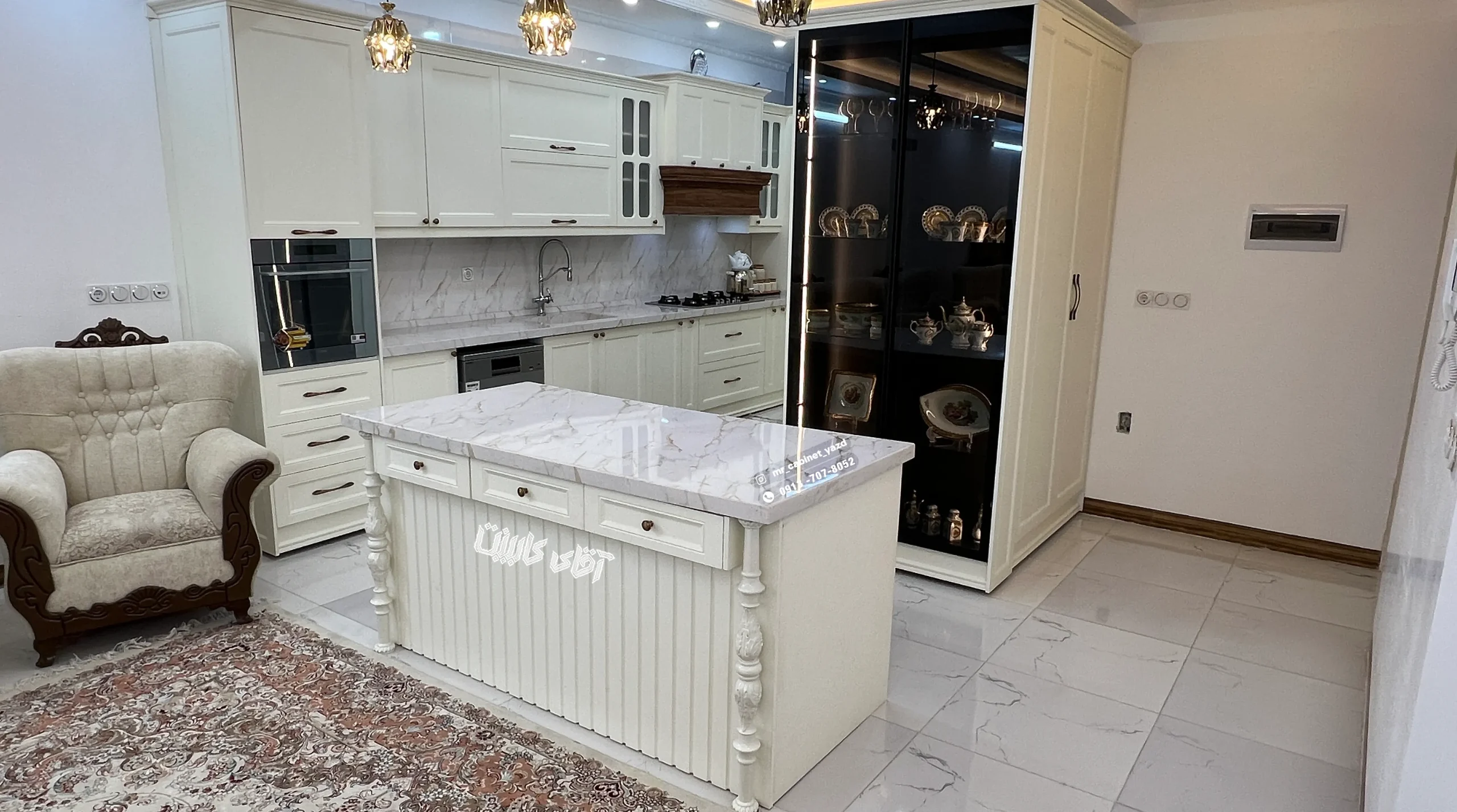 کابینت نئوکلاسیک آقای ذاکری شهرستان زارچ