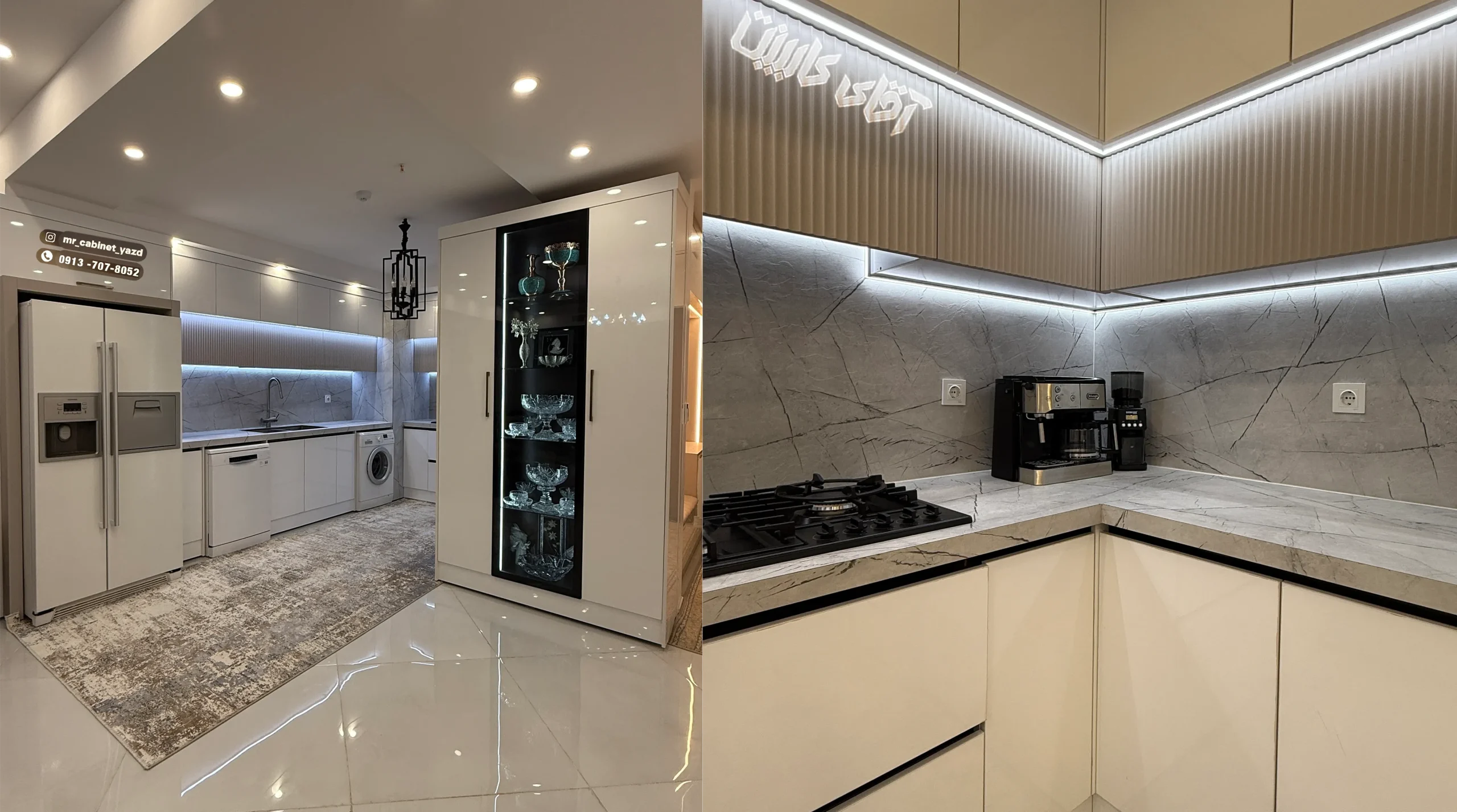کابینت نئوکلاسیک آقای هنری منطقه فرمانیه