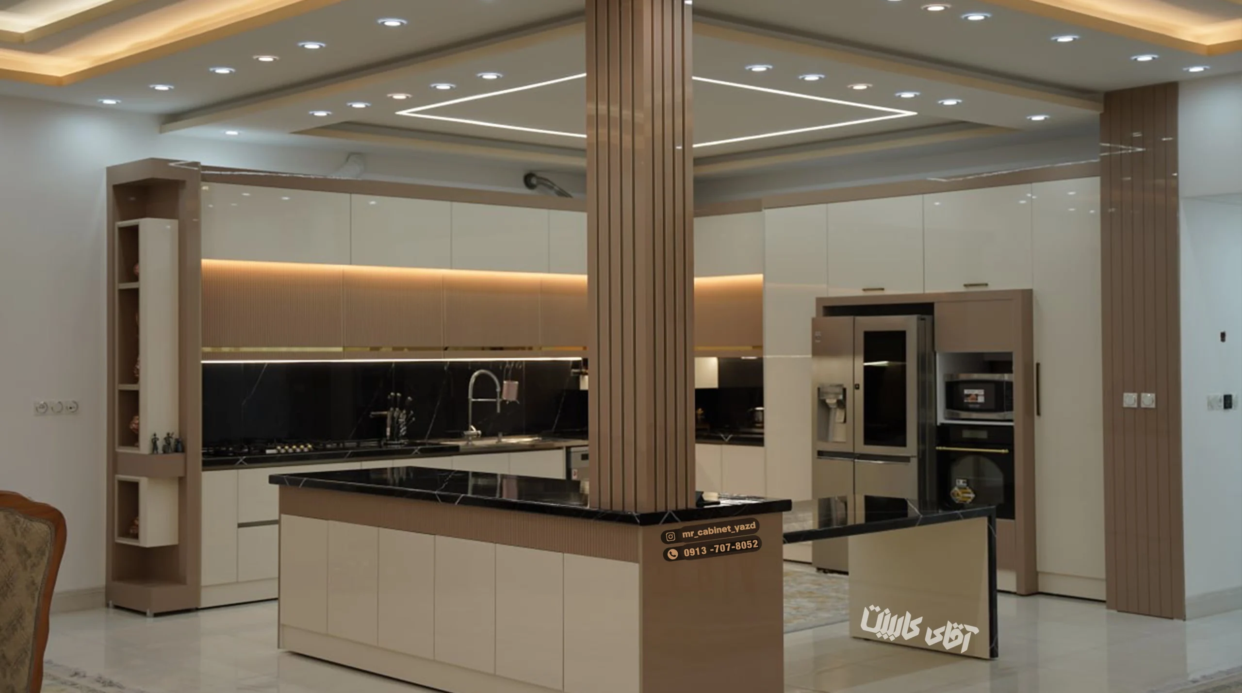 کابینت پست مدرن آقای تفکری شهرستان بافق