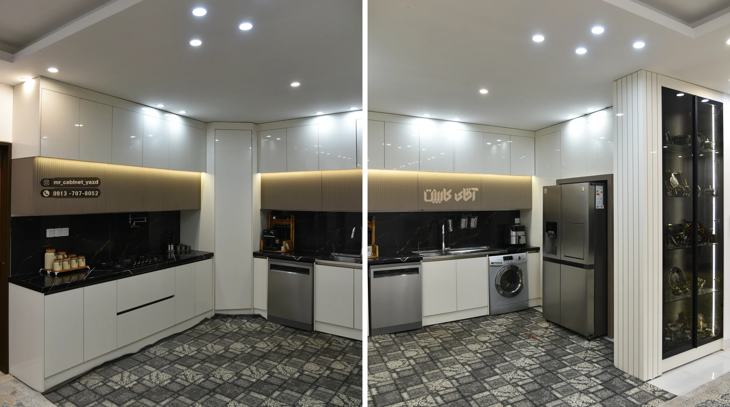 کابینت سبک پست مدرن آقای شاکری